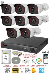FURY 8 Kameralı 5mp 3.6mm Lens 2mp Görüntü 36 Led Gece Görüşlü FullHd Güvenlik Kamerası 2236 1 TB thumbnail 1
