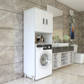 Esmopa Mobilya Çok Amaçlı Banyo Çamaşır Makinası Dolabı - 1
