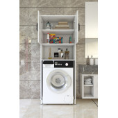 Esmopa Mobilya Çok Amaçlı Banyo Çamaşır Makinası Dolabı - 3