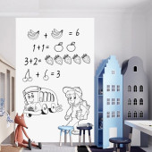 Beyaz Yazı Tahtası 45 X200 cm Duvara Yapışan Yapışkanlı Beyaz Yazı Tahtası Sticker Board - 5