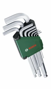 Bosch Home and Garden Alyan Anahtar Takımı Hex 9 Parça - 1600A02BX9 thumbnail 1