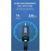 Kablosuz Çift Yaka Vlog Mikrofonu (3.5mm - Çok Yönlü Kondenser Mikrofon Cep Telefon-Müzikseti- Anfi) - 4