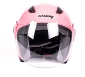 Sway Xbyc 700 Yarı Camlı Elektrikli Bisiklet Motosiklet Ve Scooter Kaskı S Beden Pembe - 3