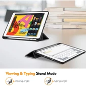 Apple iPad Pro 9.7 Kılıf Kalem Bölmeli Smart Case A1673 A1674 A1675 - 8