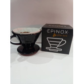 V60 Porselen Kahve Demleme Ekipmanı 3.nesil Siyah - 2