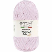 Etrofil Yonca Baby Kadife Örgü İpi 70322 Açık Pembe - 1