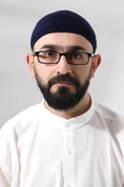 Lacivert Süper Namaz Dantel Detaylı Örme Orlon Namaz Takkesi - 6