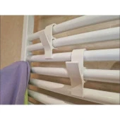 Havlupan Askısı 8 Adet Havlu ve Bornoz Askılık Beyaz - 1