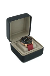 Galatasaray Orijinal Deri Kordonlu Kol Saati Hediyelik Ahşap Kutulu - 7