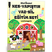 Okul Öncesi KES-YAPIŞTIR-YAZ-SİL Eğitim Seti (Laminasyonlu) - 1