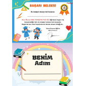 Okul Öncesi KES-YAPIŞTIR-YAZ-SİL Eğitim Seti (Laminasyonlu) - 2