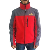 Lemigo Softshell Kırmızı-Gri Mont - 1