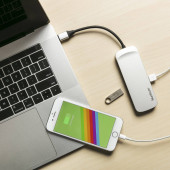Kingston Nucleum HDMI + USB 3.1 + USB-C + MicroSD Apple Macbook Dönüştürücü Hub C-HUBC1-SR-EN - 2