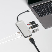 Kingston Nucleum HDMI + USB 3.1 + USB-C + MicroSD Apple Macbook Dönüştürücü Hub C-HUBC1-SR-EN - 3