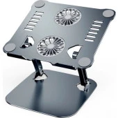 DAYTONA ST-801DG İKİ FANLI NOTEBOOK STANDI,FÜME 360° - 1