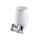 Bocchi Orient Diş Fırçalık Seramik Cam -Krom 3002 0003 thumbnail 1