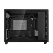 ASUS PRIME AP201 1x120mm Fanlı USB 3.2 Siyah Temperli Camlı Small Tower mATX Kasa thumbnail 4