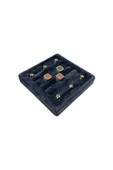 Yüzük Küpe Koldüğmesi Takı Standı Siyah 15 x 15 Cm - 1