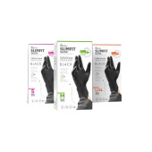 Slımfıt Glove Gıdaya Uygun Pudrasız Tek Kullanımlık Yeni Nesil Teknoloji Siyah L / XL Beden Eldiven 100'lü Paket - 1