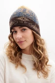 Peraluna HARMONY BEANIE Etnik Desen Kadın Triko Bere - Multi - 1