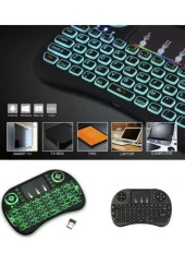 Zhltools Işıklı Mini Klavye Mouse Smart Tv Box Akıllı Klavye thumbnail 6