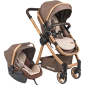 TommyBaby Safir 5'li Set Bebek Arabası Oyun Parkı Çanta Yatak - 10