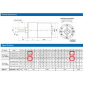ZGA37RG 12V 37mm 10Rpm Redüktörlü DC Motor Metal Dişli Yüksek Tork Kuvvet Robot Oyuncak RC Araba thumbnail 7