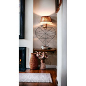 DEKORATİF KALP TEL PANO METAL FOTOĞRAFLIK ÇOK AMAÇLI DUVAR ÇERÇEVESİ - 1