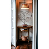 DEKORATİF KALP TEL PANO METAL FOTOĞRAFLIK ÇOK AMAÇLI DUVAR ÇERÇEVESİ - 2