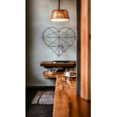 DEKORATİF KALP TEL PANO METAL FOTOĞRAFLIK ÇOK AMAÇLI DUVAR ÇERÇEVESİ - 6