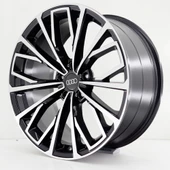 R1 Wheels 19 inç 5*112 ET35 Siyah Jant Takımı (J-574) - 1