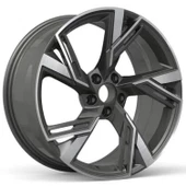 R1 Wheels 20 inç 5*112 ET35 Füme Jant Takımı (J-582) - 1