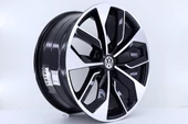 R1 Wheels 18 inç 5*112 ET35 Siyah Jant Takımı (J-646) - 1