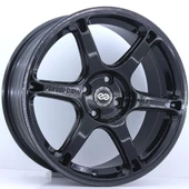 R1 Wheels 17 inç 5*100 ET35 Siyah Jant Takımı (J-688) - 1