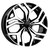 R1 Wheels 20 inç 5*120 ET45 Parlak Siyah Jant Takımı (J-716) - 1