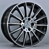 R1 Wheels 19 inç 5*112 ET38 Füme Jant Takımı (J-726) - 1