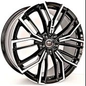 R1 Wheels 19 inç 5*112 ET40 Siyah Jant Takımı (J-752) - 1