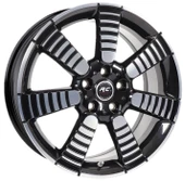 R1 Wheels 17 inç 5*112 ET40 Siyah Jant Takımı (J-774) - 1