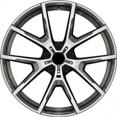 R1 Wheels 19 inç 5*120 ET30 Füme Jant Takımı (J-826) - 1