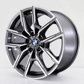 R1 Wheels 20 inç 5*120 ET40 Füme Jant Takımı (J-863) - 1