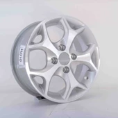 R1 Wheels 15 inç 4*100 ET35 Metalik Gri Jant Takımı (J-844) - 1