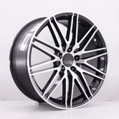 R1 Wheels 19 inç 5*112 ET35 Parlak Siyah Jant Takımı (J-878) - 1