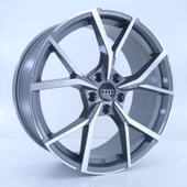 R1 Wheels 19 inç 5*112 ET45 Füme Jant Takımı (J-884) - 1