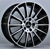 R1 Wheels 19 inç 5*112 ET42 Siyah Jant Takımı (J-960) - 1