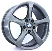 R1 Wheels 18 inç 5*120 ET34 Füme Jant Takımı (J-1077) - 1