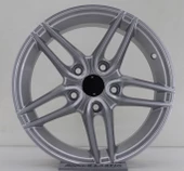 R1 Wheels 15 inç 5*112 ET35 Metalik Gri Jant Takımı (J-1067) - 1