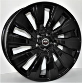 R1 Wheels 22 inç 5*120 ET45 Siyah Jant Takımı (J-1117) - 1