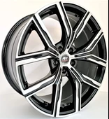 R1 Wheels 19 inç 5*120 ET30 Siyah Jant Takımı (J-1108) - 1
