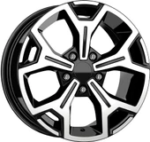R1 Wheels 16 inç 5*114.3 ET40 Parlak Siyah Jant Takımı (J-328) - 1