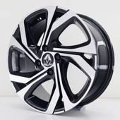 R1 Wheels 16 inç 5*114.3 ET35 Siyah Jant Takımı (J-322) - 1